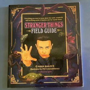 NWT Stranger Things Field Guide Paperback Book.
